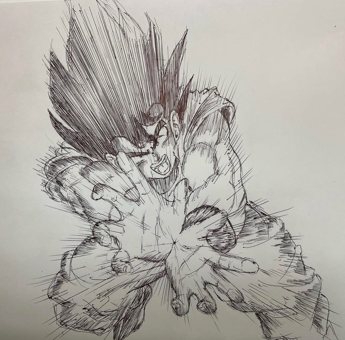 何年か前にボールペンで描いたドラゴンボール🐉
 #虎吉 #こども食堂 #ドラゴンボール